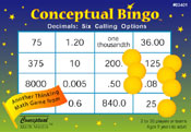 Conceptual Bingo: Decimals